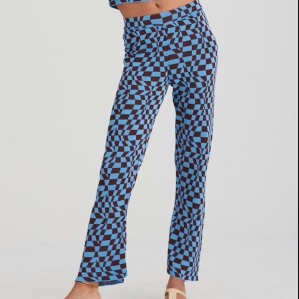 Paloma Wool Orinocco Pants, Warped Checker